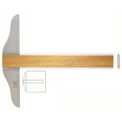 Régua T 80cm Madeira Trident 5308